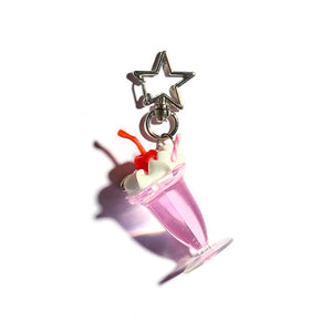 Strawberry Sundae Keychain & Bag Charm