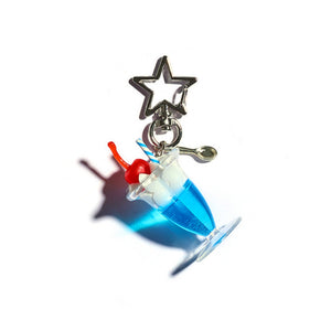 Blueberry Sundae Keychain & Bag Charm