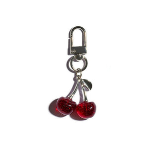Cherry Keychain & Bag Charm in Red