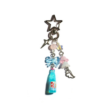 Fizzy Fun Keychain & Bag Charm in Blue