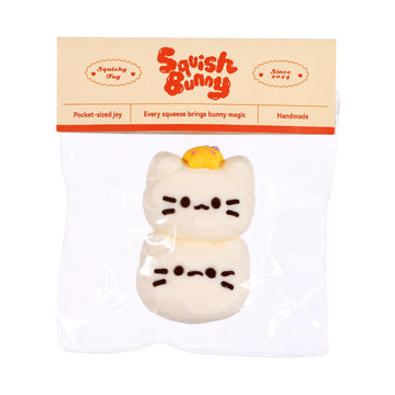 Double Kitty Taba Squishy Squeeze Toy
