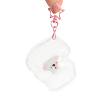 Mini Puppy Ghost Taba Squishy Squeeze Toy Bag Charm