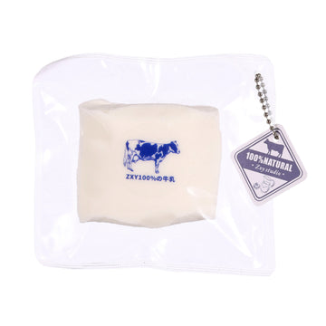 Cotton Candy Taba Squishy Squeeze Toy Bag Charm