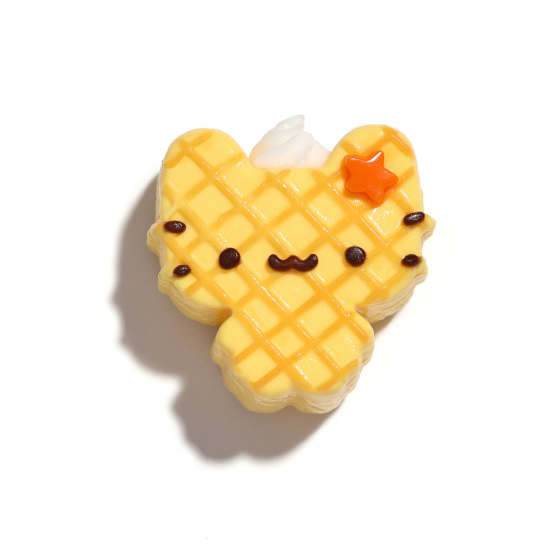 Mini Waffle kitty Taba Squishy Squeeze Toy Bag Charm