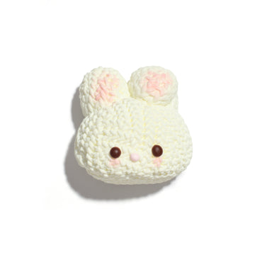 Knitted Bunny Taba Squishy Squeeze Toy Bag Charm