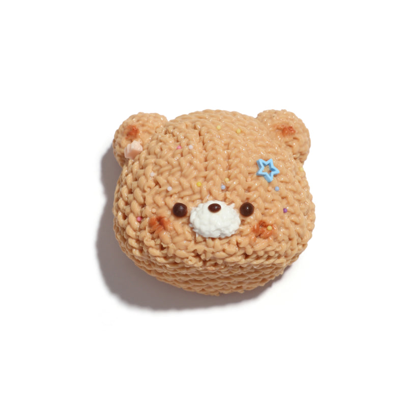 Knitted Bear Taba Squishy Squeeze Toy Bag Charm