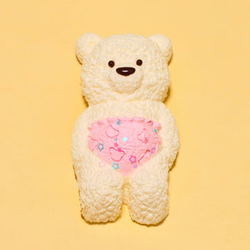 Diaper Bear in white Taba Squishy Squeeze Toy