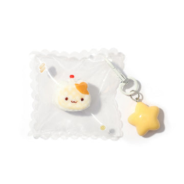 Mini Puppy Muffin Taba Squishy Squeeze Toy Bag Charm