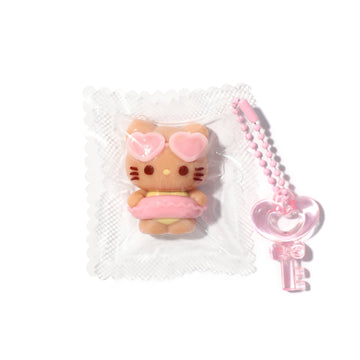 Kitty with Pink Swimsuit Taba Squishy Squeeze Toy Bag Charm