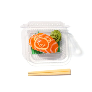 Mini Salmon Sushi Taba Squishy Squeeze Toy Bag Charm