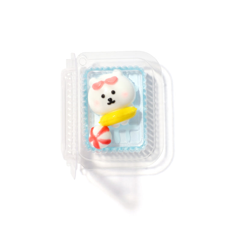 Mini Swimming Bear Taba Squishy Squeeze Toy Bag Charm