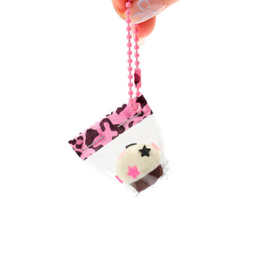 Mini Chocolate & Vinilla Cupcake Taba Squishy Squeeze Toy Bag Charm