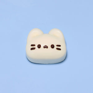Mini White Kitty Taba Squishy Squeeze Toy Bag Charm