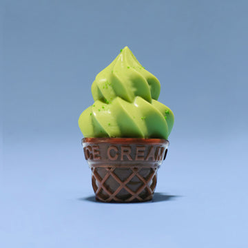 Mini Matcha Ice Cream Taba Squishy Squeeze Toy Bag Charm