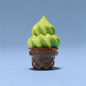 Mini Matcha Ice Cream Taba Squishy Squeeze Toy Bag Charm
