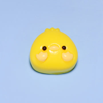 Mini Yellow Chick Taba Squishy Squeeze Toy Bag Charm