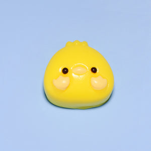 Mini Yellow Chick Taba Squishy Squeeze Toy Bag Charm