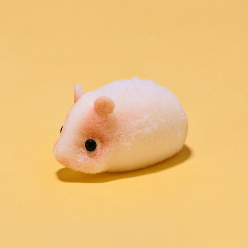 Mini Fuzzy Hamster Taba Squishy Squeeze Toy Bag Charm