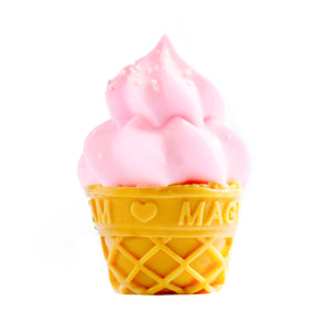 Mini Strawberry Icecream Taba Squishy Squeeze Toy Bag Charm