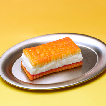 Vanilla Cream Cracker Taba Squishy Squeeze Toy
