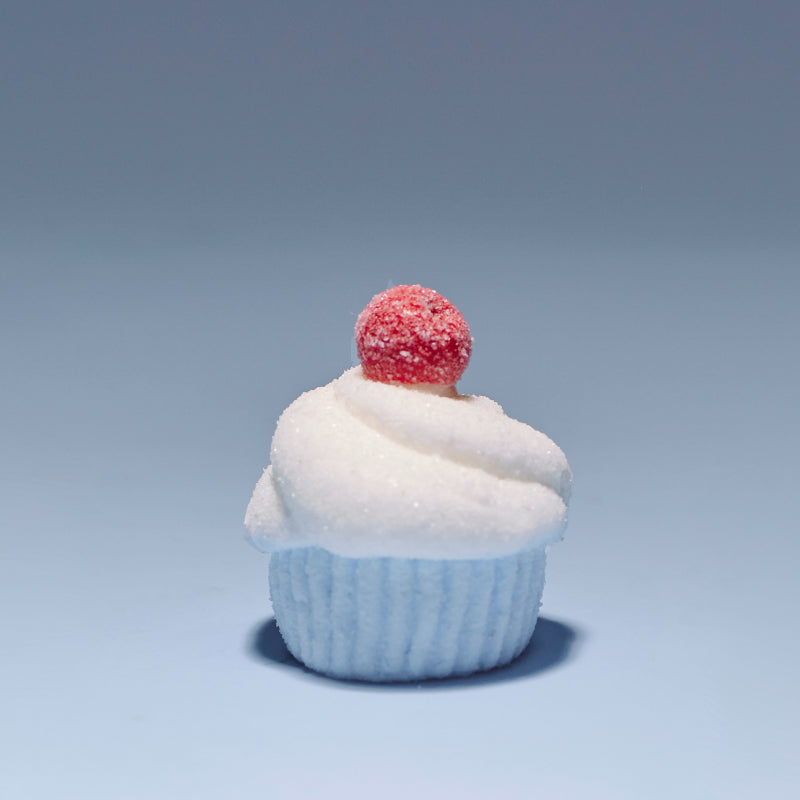 Mini Blueberry Cupcake Taba Squishy Squeeze Toy Bag Charm
