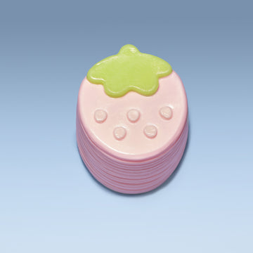 Strawberry Pastry Taba Squishy Squeeze Toy