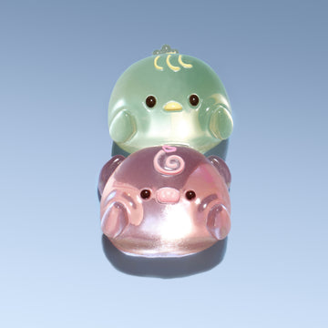 Chick n Piggy Taba Squishy Squeeze Toy Bag Charm
