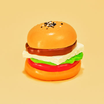 Delicious Hamburger Taba Squishy Squeeze Toy