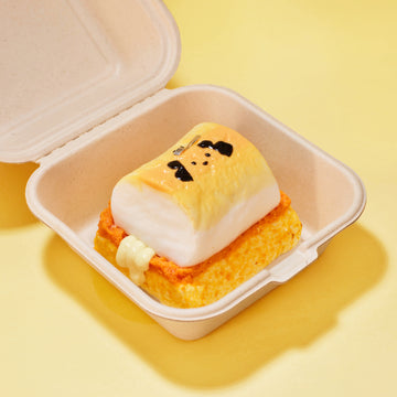 Pochacco Marshmallow Toast Taba Squishy Squeeze Toy