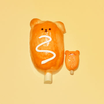 Bear Cheese Stick Taba Squishy Squeeze Toy