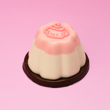 Strawberry Pudding Taba Squishy Squeeze Toy