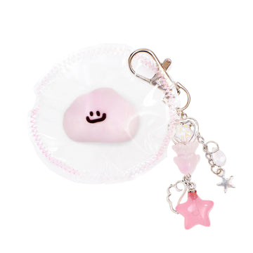 Mini Pink Cloud Taba Squishy Squeeze Toy Bag Charm