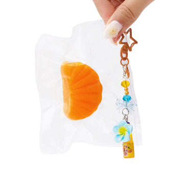 Tangerine Taba Squishy Squeeze Toy Bag Charm