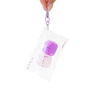 Mini Pearlescent Cats Taba Squishy Squeeze Toy Bag Charm