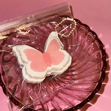 Pink Butterfly Taba Squishy Squeeze Toy