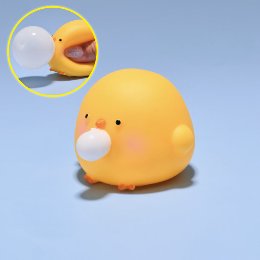 Bubble Gum Chick Squeeze Toy