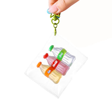 Mini Coca Friends Taba Squishy Squeeze Toy Bag Charm