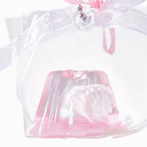 Crystal Cannelés in Pink Taba Squishy Squeeze Toy Bag Charm