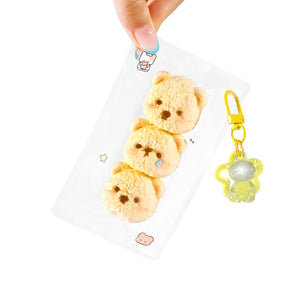 Three Bears Brothers Taba Squishy Squeeze Toy Bag Charm