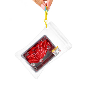 Mini King Crab Taba Squishy Squeeze Toy Bag Charm
