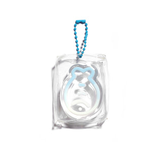 Crystal Fishcake in Blue Taba Squishy Squeeze Toy Bag Charm