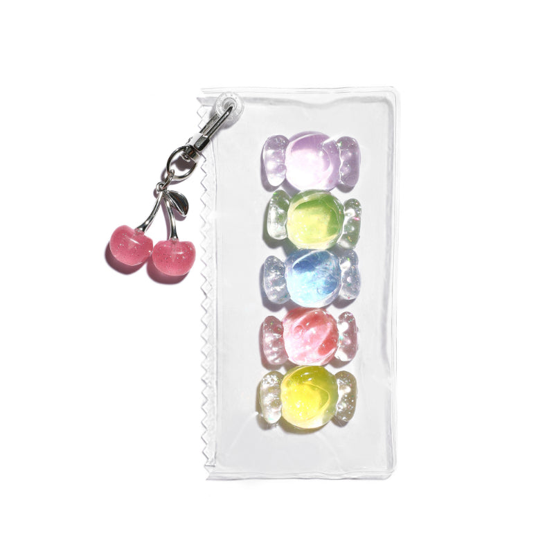 Rainbow Candy Taba Squishy Squeeze Toy Bag Charm