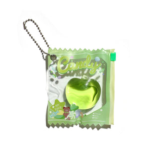 Apple Gummy Taba Squishy Squeeze Toy Bag Charm
