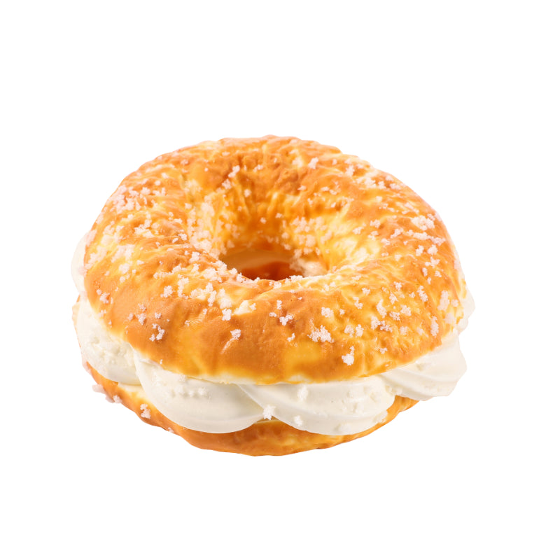 Sour Cream Bagel Taba Squishy Squeeze Toy