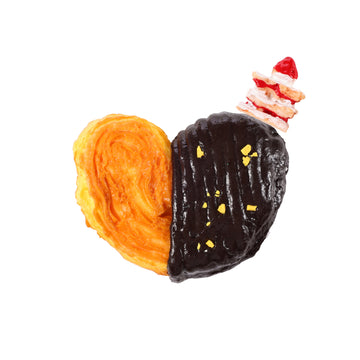 Chocolate Palmier Taba Squishy Squeeze Toy