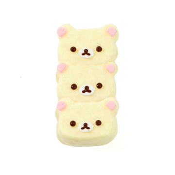 Butter Bear Trio Taba Squishy Squeeze Toy Bag Charm