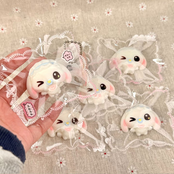 Mini Lop Taba Squishy Squeeze Toy Bag Charm