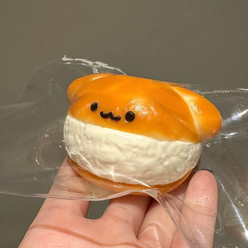 Doggy Cream Puff Taba Squishy Squeeze Toy